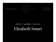 Tablet Screenshot of elizabethsmart.com